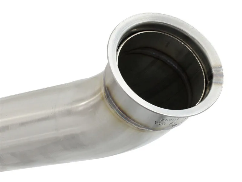 aFe MACHForce XP SS-304 Black Tip 2.5in Dia Cat Back Exhaust 12-14 BMW 335i (F30) 3.0L (t)