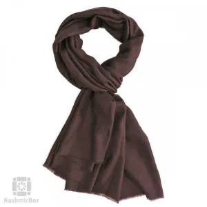 Deep Brown Woolen Scarf