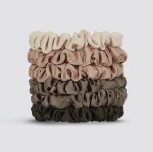 Eucalyptus Ultra Petite Satin Scrunchies