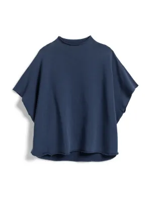 Frank & Eileen - Audrey Funnel Neck Capelet in Denim