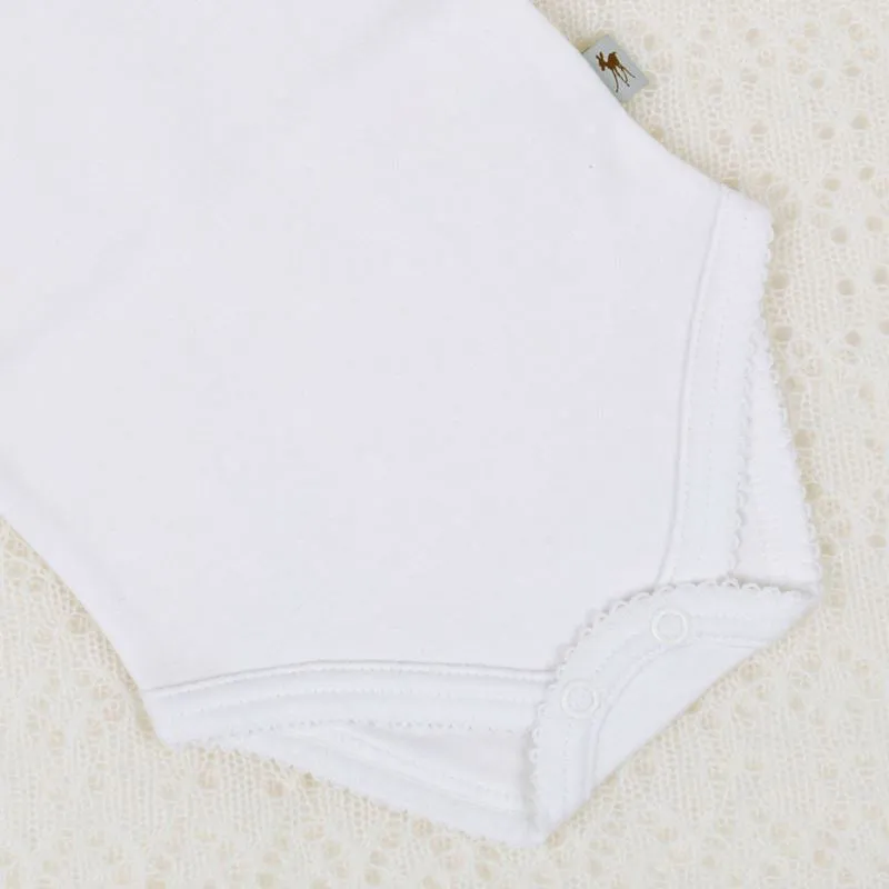 G.H.Hurt & Son Baby Fawn Bodysuit - White