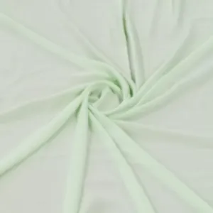 Light Green Solid Georgette Fabric