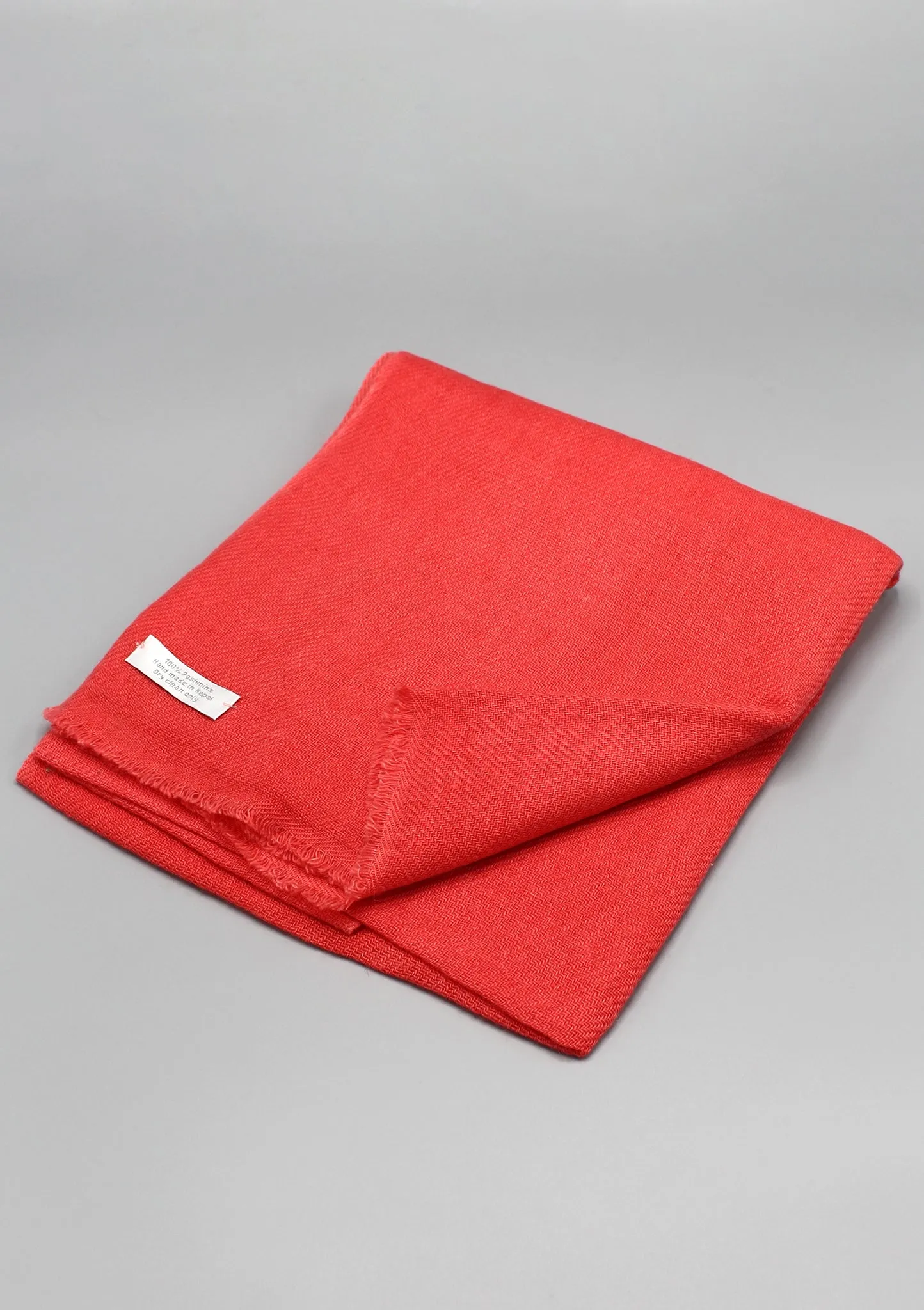 Pure Pashmina Shawl-Red Rose