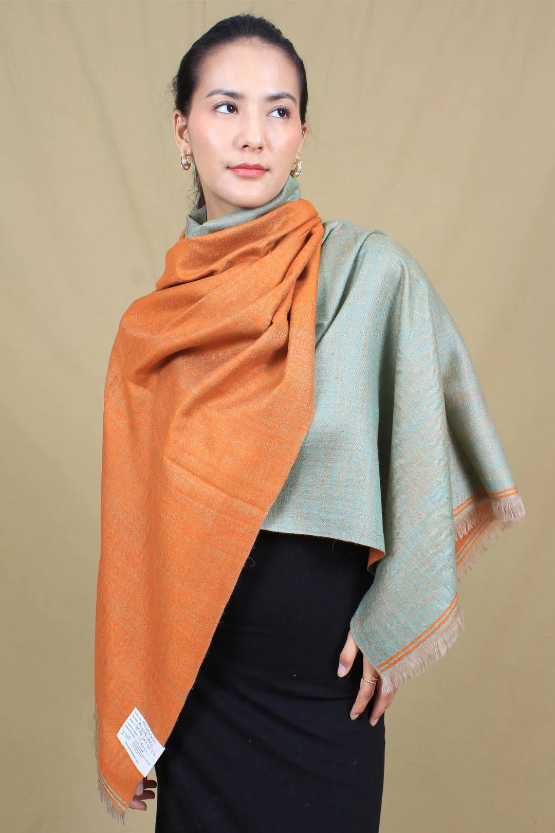 Sidra Reversible Cashmere Stole