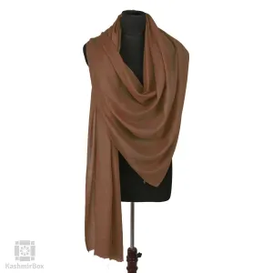 Tawny Brown Woolen Shawl